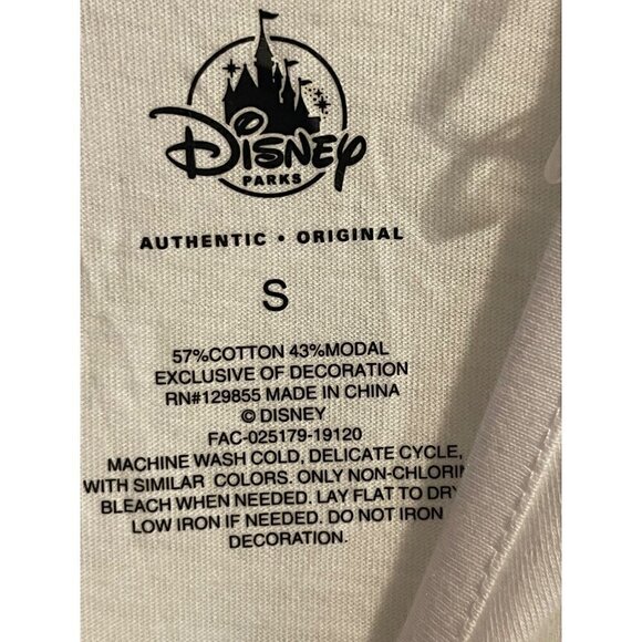 Disney Parks Magic Mirror Sequin Mickey Mouse Reversible V-Neck High Low Shirt S - Picture 3 of 10